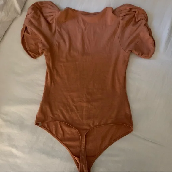 Free People Ava Puff Sleeve Bodysuit - Picture 3 of 3